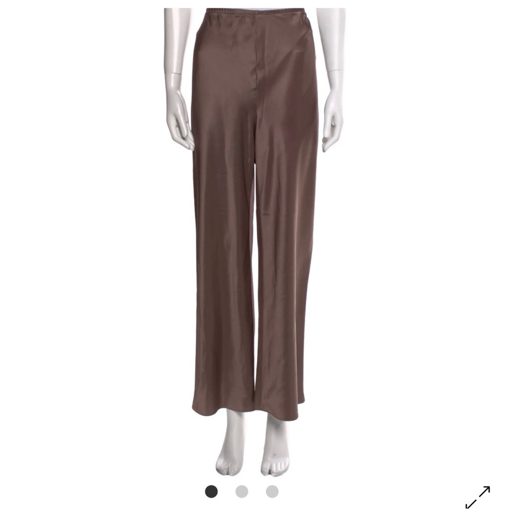 Reformation Chocolate Wide Leg Pants